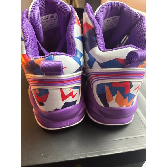 High Top Basketball Mens Size 10.5 Multi-Colored Sneakers Sports Shoes - Picture 8 of 9